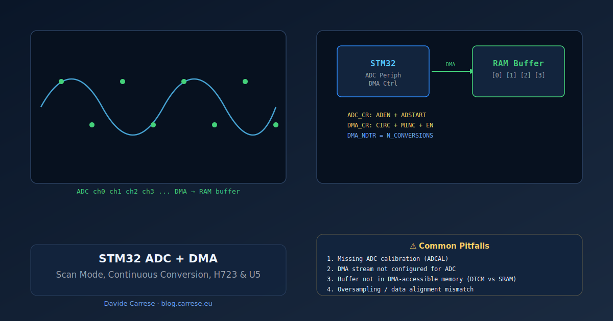 ADC DMA block diagram